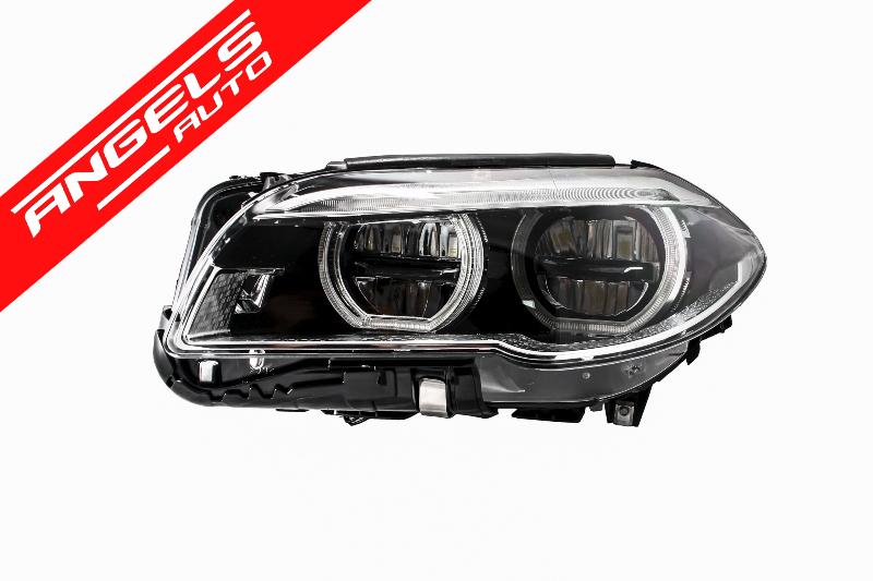 Faruri Full LED Angel Eyes compatibile cu BMW Seria 5 F10 F11 LCI (2014-2017) - imagine 3
