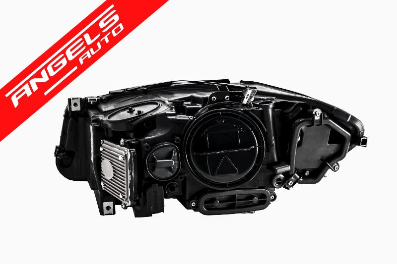 Faruri Full LED Angel Eyes compatibile cu BMW Seria 5 F10 F11 LCI (2014-2017) - imagine 4