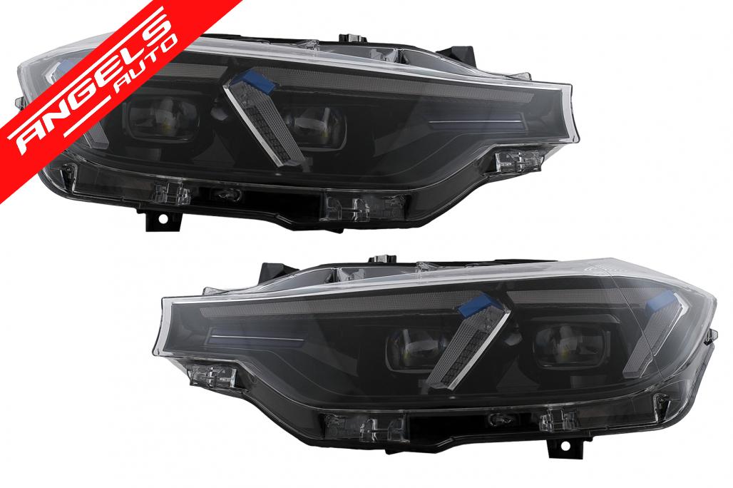 Faruri LED DRL compatibile cu BMW Seria 3 F30 F31 Sedan Touring (10.11-05.15) Design - imagine 4
