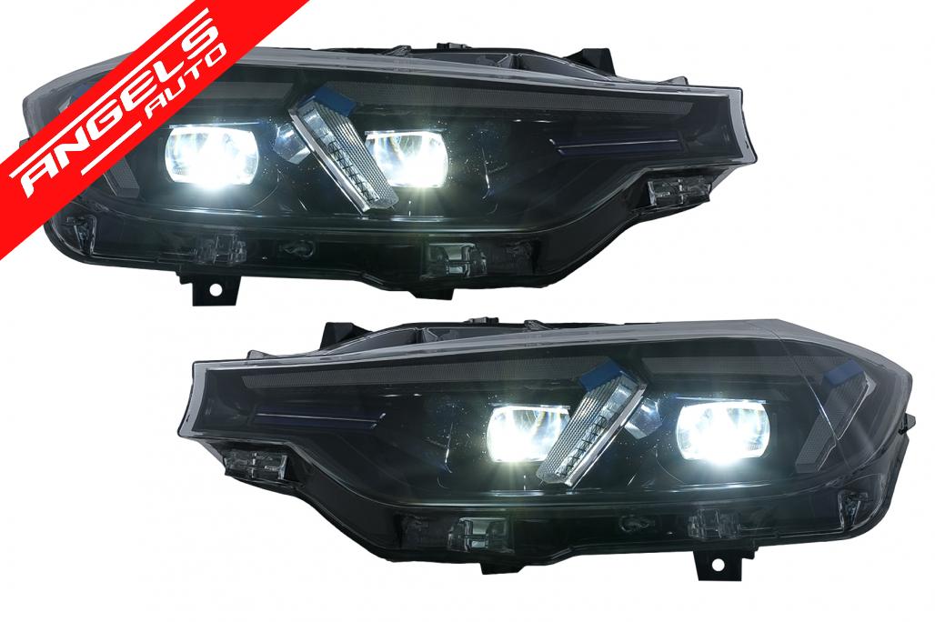 Faruri LED DRL compatibile cu BMW Seria 3 F30 F31 Sedan Touring (10.11-05.15) Design - imagine 5