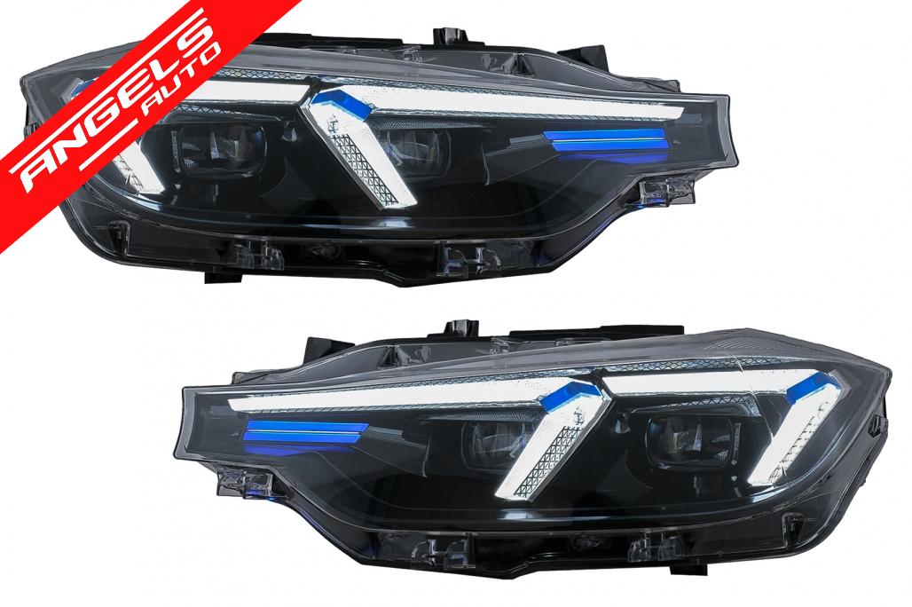 Faruri LED DRL compatibile cu BMW Seria 3 F30 F31 Sedan Touring (10.11-05.15) Design - imagine 3