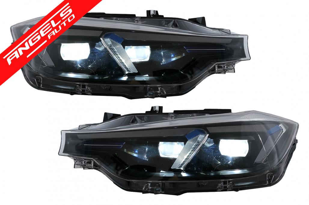 Faruri LED DRL compatibile cu BMW Seria 3 F30 F31 Sedan Touring (10.11-19) - imagine 4
