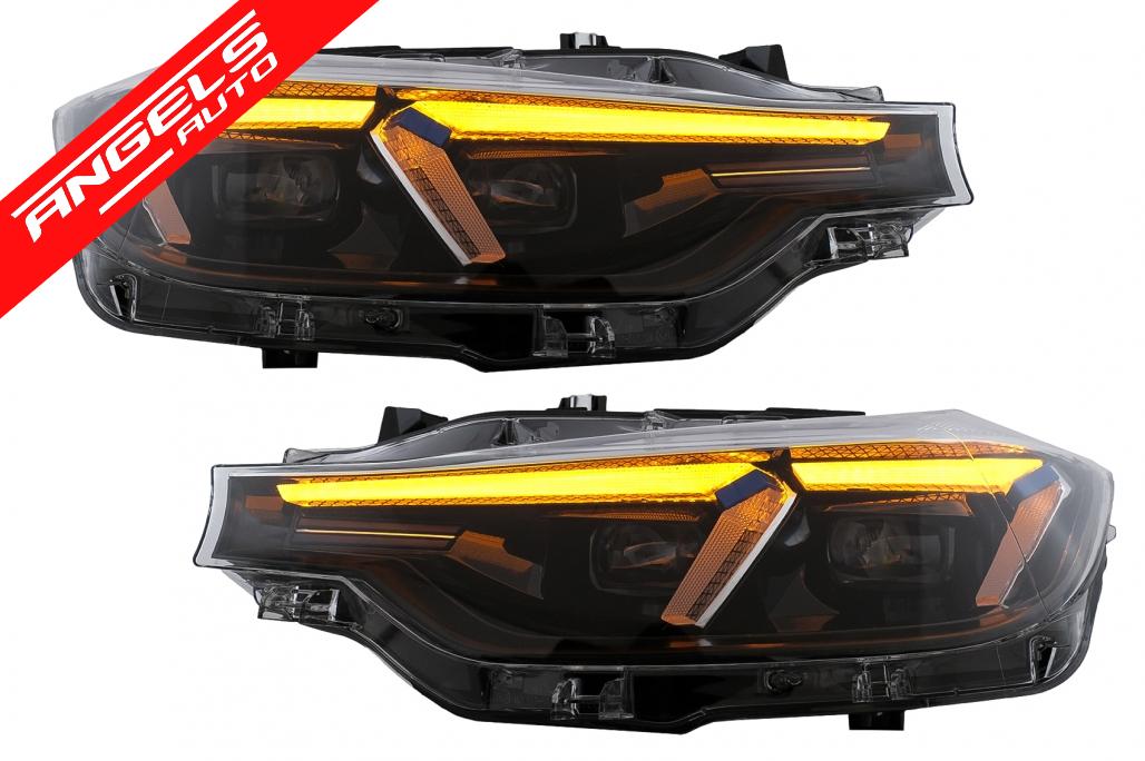 Faruri LED DRL compatibile cu BMW Seria 3 F30 F31 Sedan Touring (10.11-19) - imagine 5