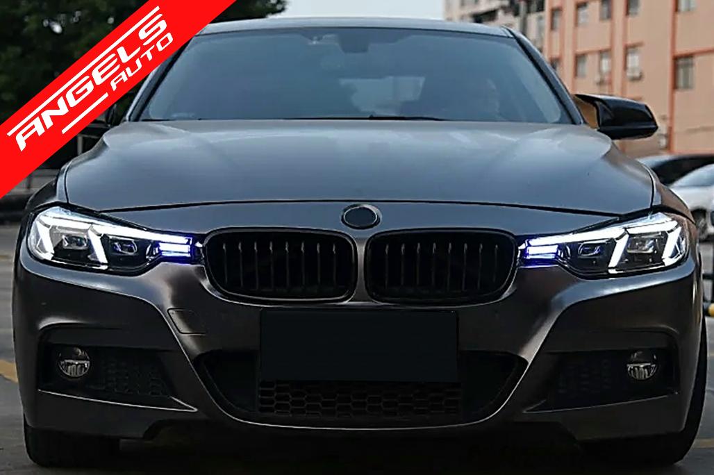Faruri LED DRL compatibile cu BMW Seria 3 F30 F31 Sedan Touring (10.11-19) - imagine 6
