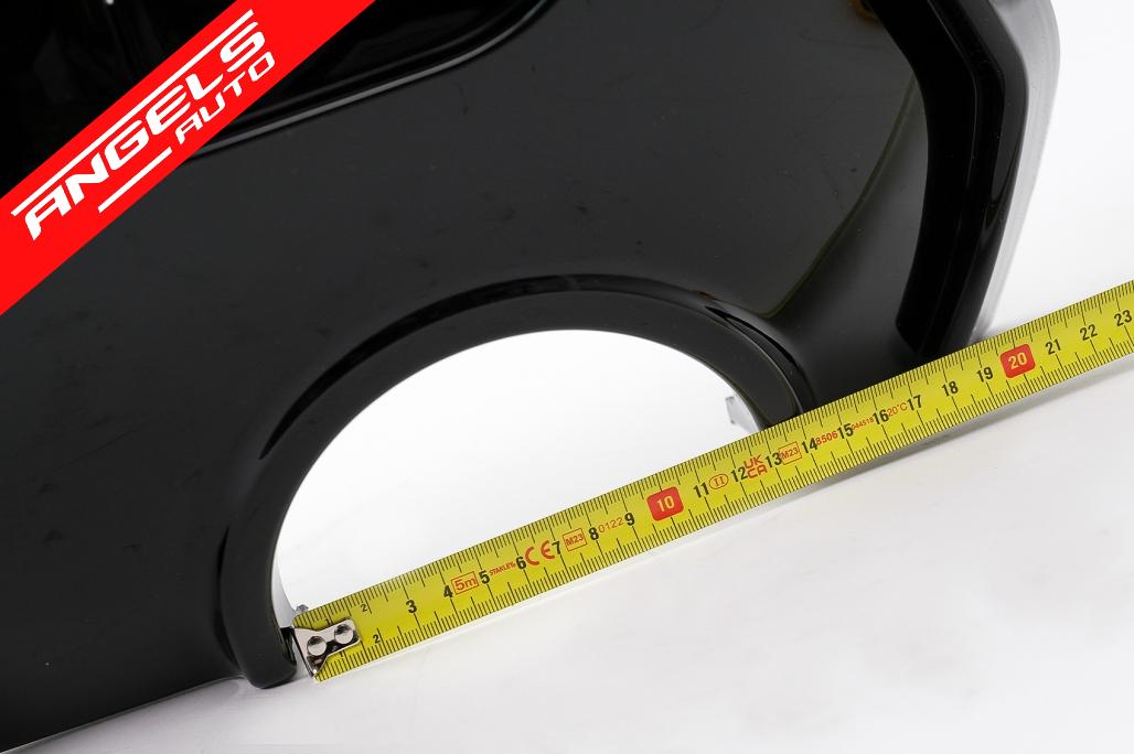 Difuzor Bara Spate compatibil cu BMW Seria 4 G22 G23 M Sport (2020-up) Negru Lucios - imagine 6