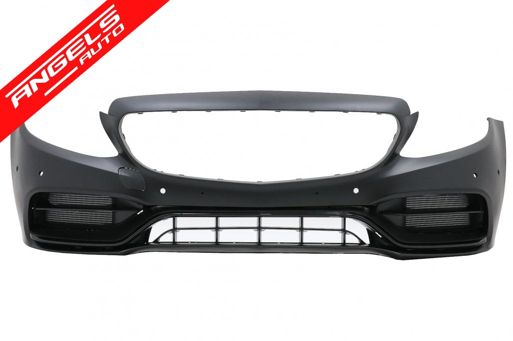 Pachet Exterior compatibil cu Mercedes C-Class W205 Sedan (2014-2020) C63 Look - imagine 2
