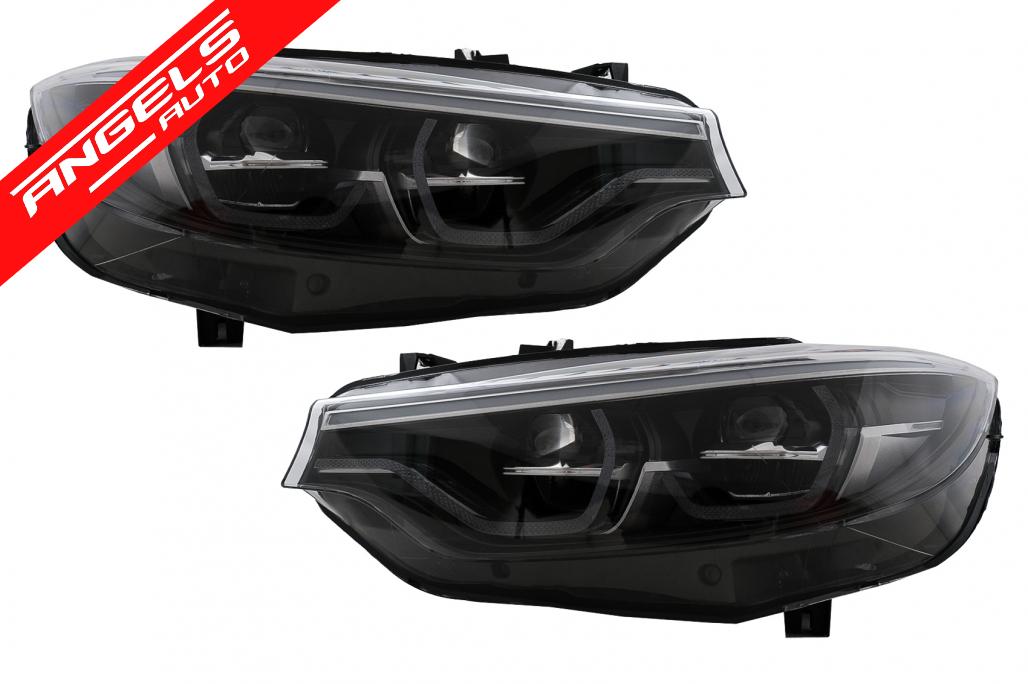 Faruri Full LED compatibile cu BMW 4 Series F32 F33 F36 (2013-2019) Conversie de la HID la LED
