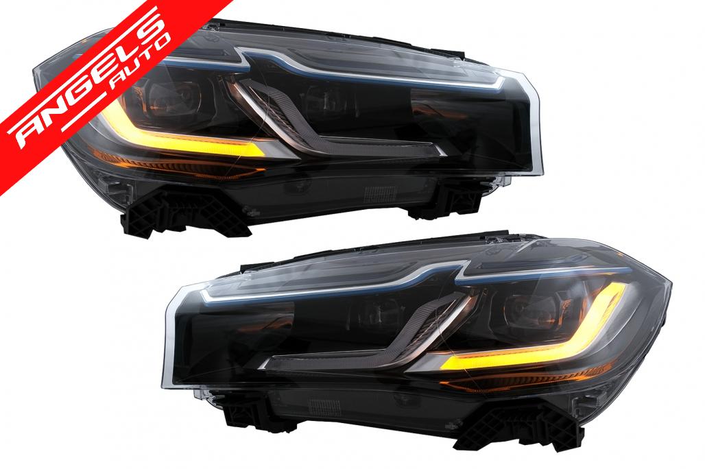 Faruri Full LED compatibile cu BMW X5 F15 (2013-2018) Conversie de la HID la LED - imagine 5