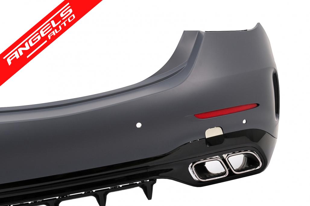 Pachet Exterior compatibil cu Mercedes C-Class W205 Sedan (2018-2022) Conversie la W206 C63 - imagine 19