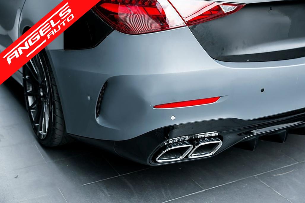 Pachet Exterior compatibil cu Mercedes C-Class W205 Sedan (2018-2022) Conversie la W206 C63 - imagine 30