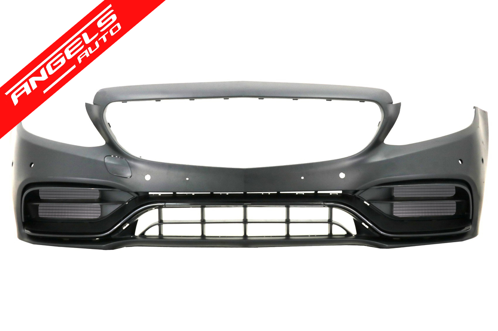 Bara Fata cu Difuzor Spate compatibila cu Mercedes C-Class A205 C205 Coupe (2014-2019) C63 - imagine 2