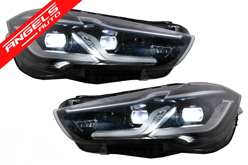 Faruri Full LED compatibile cu BMW X1 SUV F48 (2015-2020) Conversie de la Halogen la LED - imagine 4