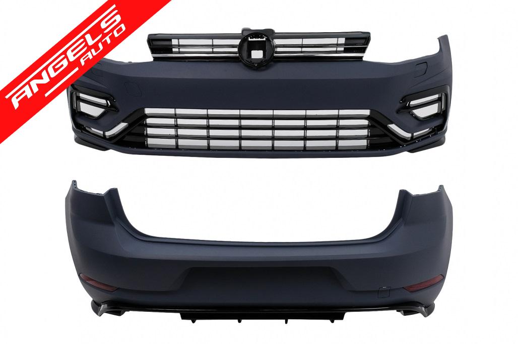 Kit Exterior compatibil cu VW compatibil cu Golf 7 VII (2013-2017) 7.5 GTI Look