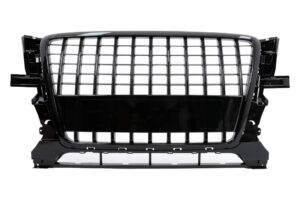 Grila Bara Fata compatibila cu Audi Q5 8R (2008-2011) Negru Lucios