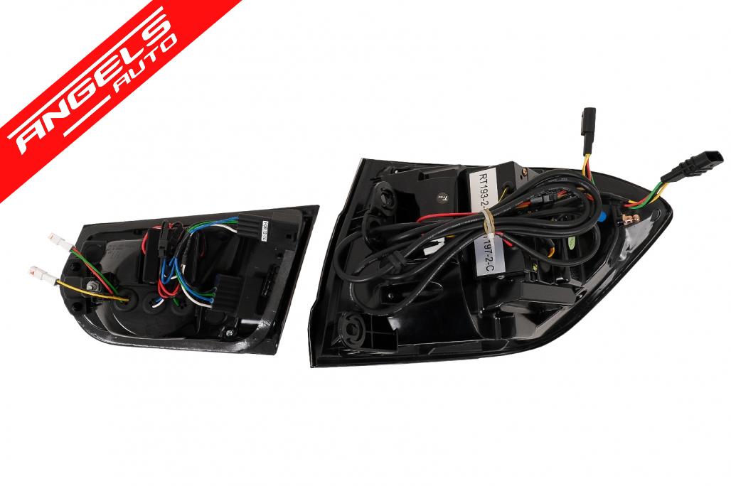 Stopuri LED BAR compatibile cu BMW Seria 3 F30(2011-2019)Rosu Clar cu Semnal Dinamic Secvential - imagine 8