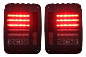 Stopuri Full LED compatibile cu Jeep Wrangler / Rubicon JK (2007-2017)