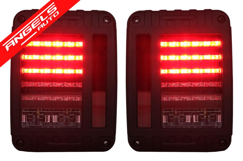 Stopuri Full LED compatibile cu Jeep Wrangler / Rubicon JK (2007-2017)