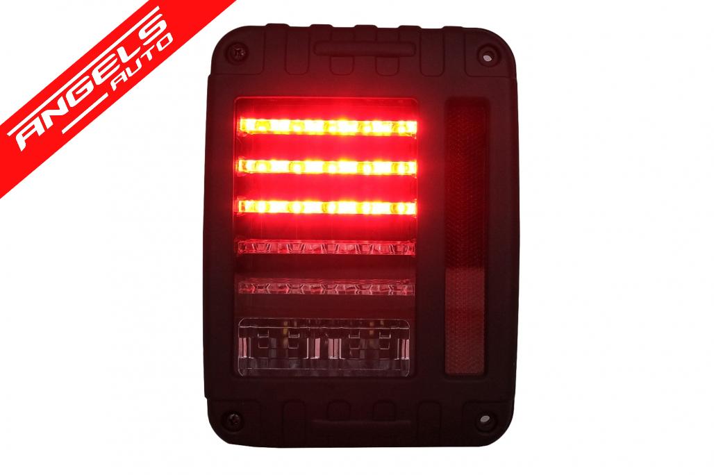 Stopuri Full LED compatibile cu Jeep Wrangler / Rubicon JK (2007-2017) - imagine 2