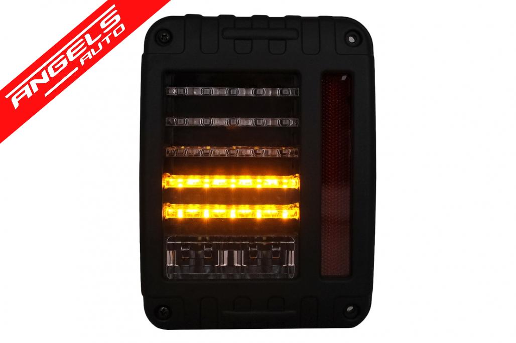 Stopuri Full LED compatibile cu Jeep Wrangler / Rubicon JK (2007-2017) - imagine 3