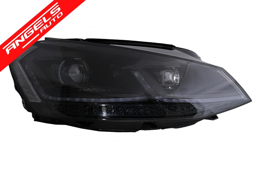 Faruri LED compatibile cu VW compatibile cu Golf 7 VII (2012-2017) Facelift G7.5 Design cu Semnal Dinamic - imagine 3