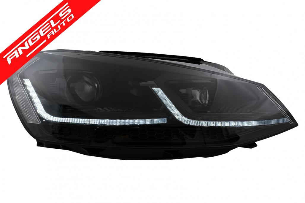 Faruri LED compatibile cu VW compatibile cu Golf 7 VII (2012-2017) Facelift G7.5 Design cu Semnal Dinamic - imagine 4