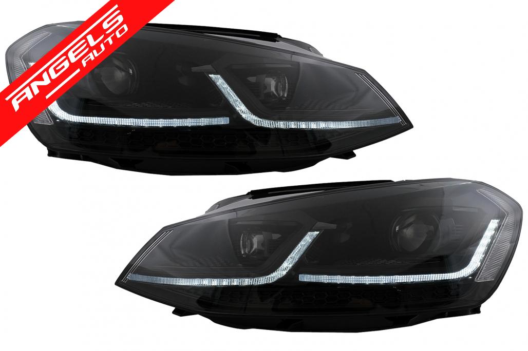 Faruri LED compatibile cu VW compatibile cu Golf 7 VII (2012-2017) Facelift G7.5 Design cu Semnal Dinamic