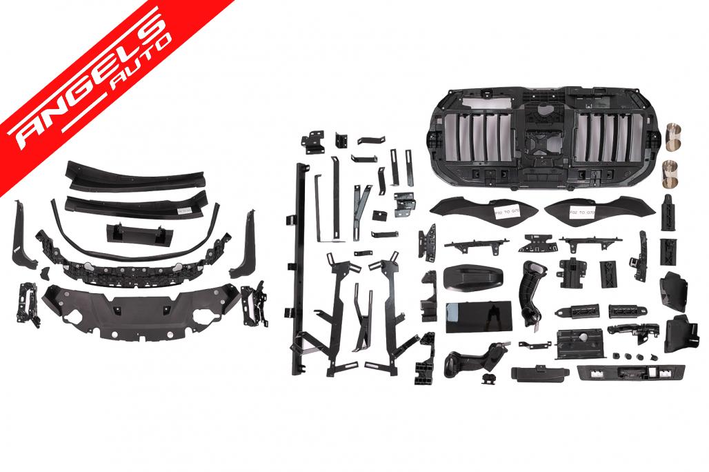 Pachet Exterior compatibil cu BMW Seria 7 F01 (2008-2015) Conversie la G70 2022 Look - imagine 20