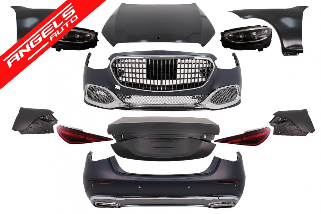 Kit Exterior compatibil cu Mercedes S-Class W221 (2005-2013) Conversie la W223 450 Design