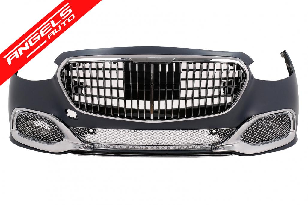 Kit Exterior compatibil cu Mercedes S-Class W221 (2005-2013) Conversie la W223 450 Design - imagine 2