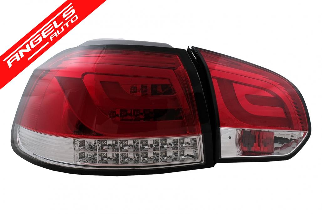 Stopuri LED compatibile cu VW compatibile cu Golf 6 VI Hatchback (2008-2013) Rosu Clar - imagine 5