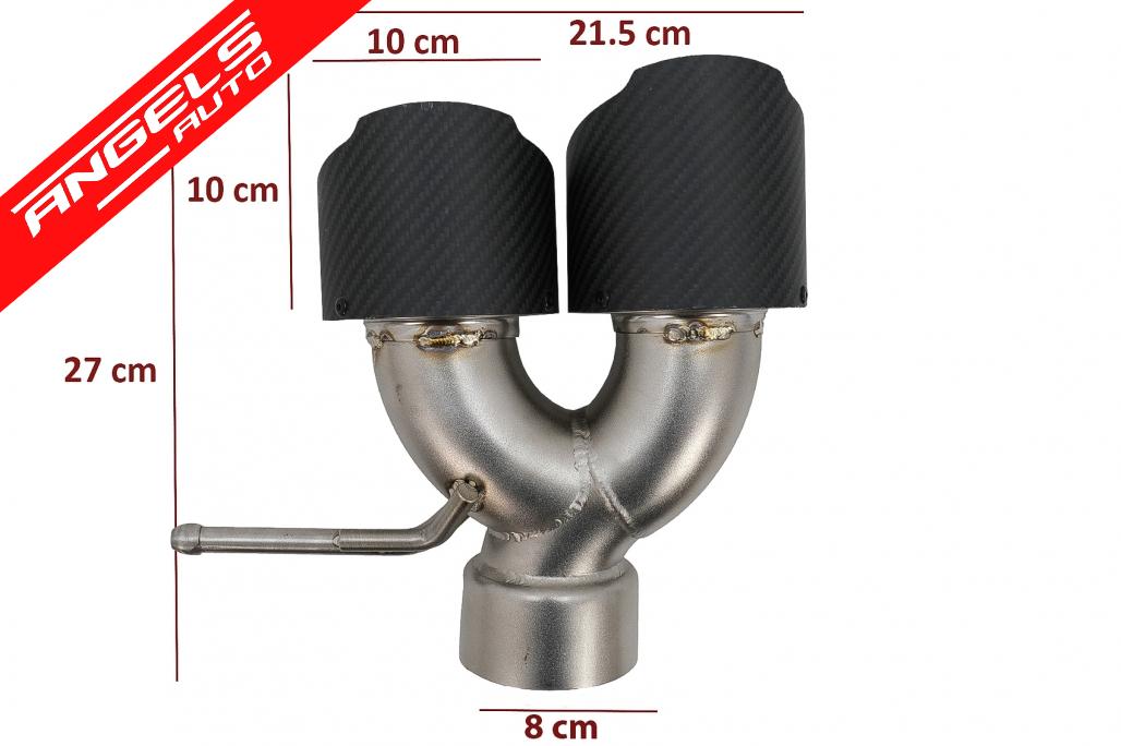 Tobe Evacuare + Capace Oglinzi compatibile cu Land Rover L405 L494 (13-17) L462 (2017+) Carbon - imagine 7