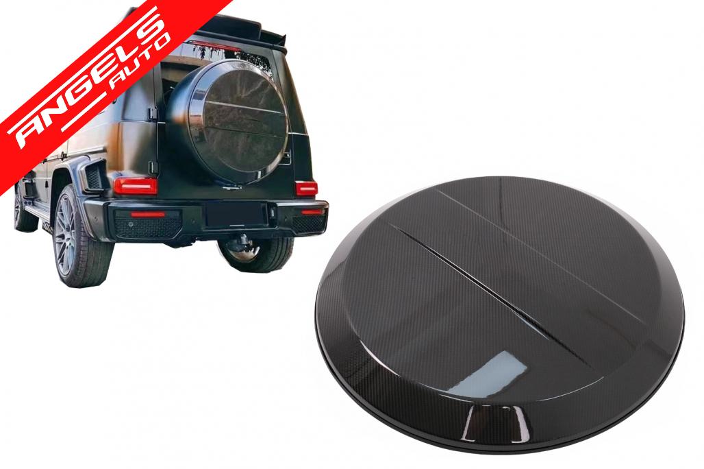 Capac Roata de Rezerva compatibil cu Mercedes G-Class Facelift W463 W464 (2018-2022) Carbon - imagine 6