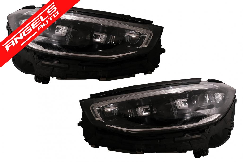 Kit Exterior Complet compatibil cu Mercedes S-Class W221 (2005-2013) Conversie la W223 S450 Look - imagine 8