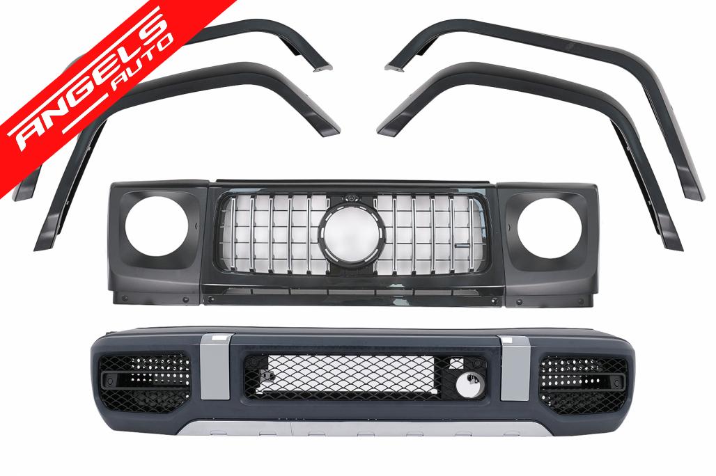 Bara Fata Completa compatibila cu Mercedes W463 G-Class (2008-2018) Conversie 2018+ G63 Design
