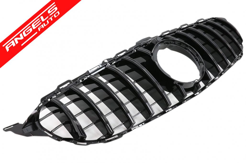 Grila Centrala compatibila cu Mercedes W205 S205 A205 C205 Facelift (03.2018-2020) Negru - imagine 2