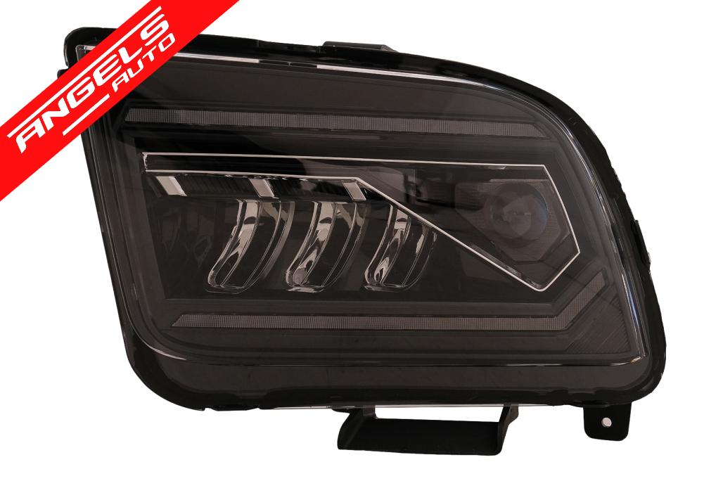 Faruri Full LED compatibile cu Ford Mustang V Pre-Facelift (2005-2009) Negru cu Semnal Dinamic - imagine 6