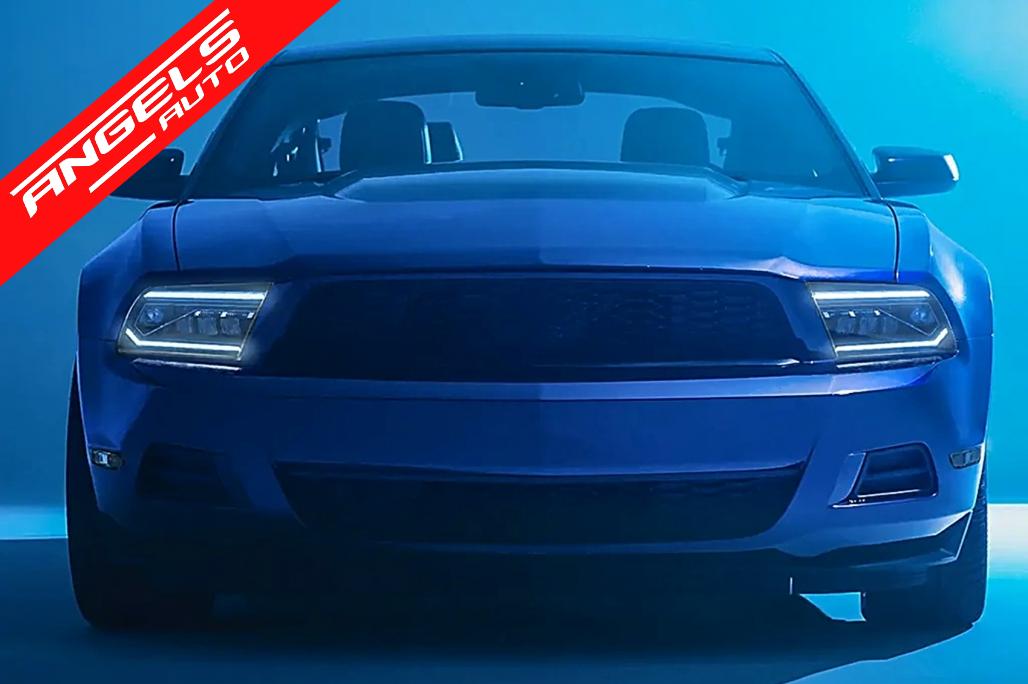 Faruri Full LED compatibile cu Ford Mustang V Pre-Facelift (2005-2009) Negru cu Semnal Dinamic - imagine 8