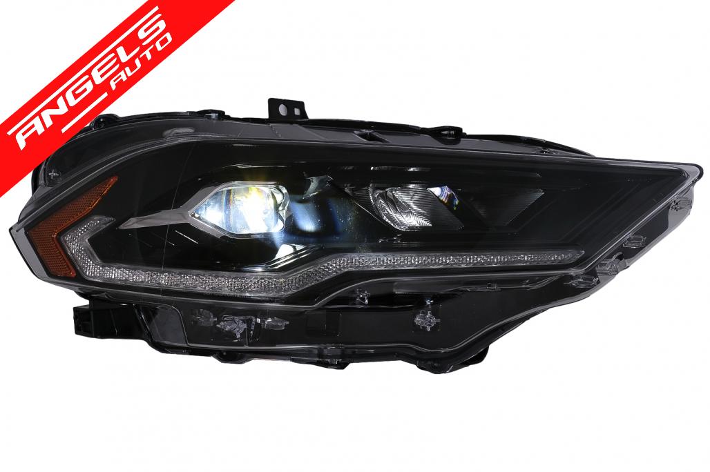 Faruri LED compatibile cu Ford Mustang VI Facelift (2018-2023) Negru Semnal Dinamic - imagine 2