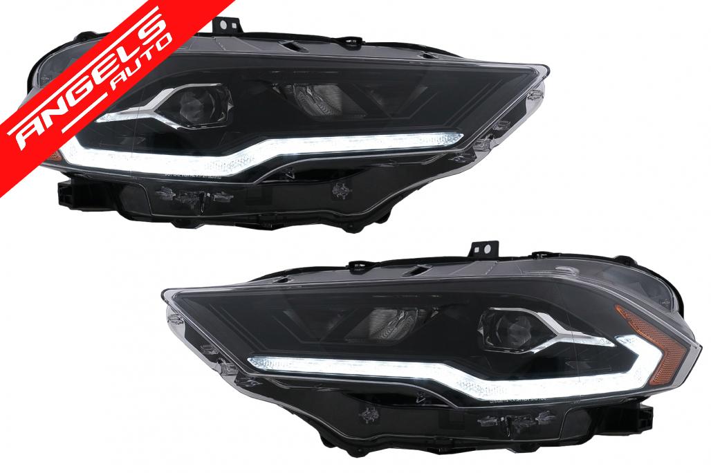 Faruri LED compatibile cu Ford Mustang VI Facelift (2018-2023) Negru Semnal Dinamic - imagine 6