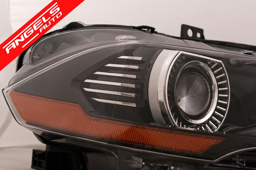 Faruri LED compatibile cu Ford Mustang Facelift (2018-2023) Negru Semnal Dinamic RGB DRL - imagine 7