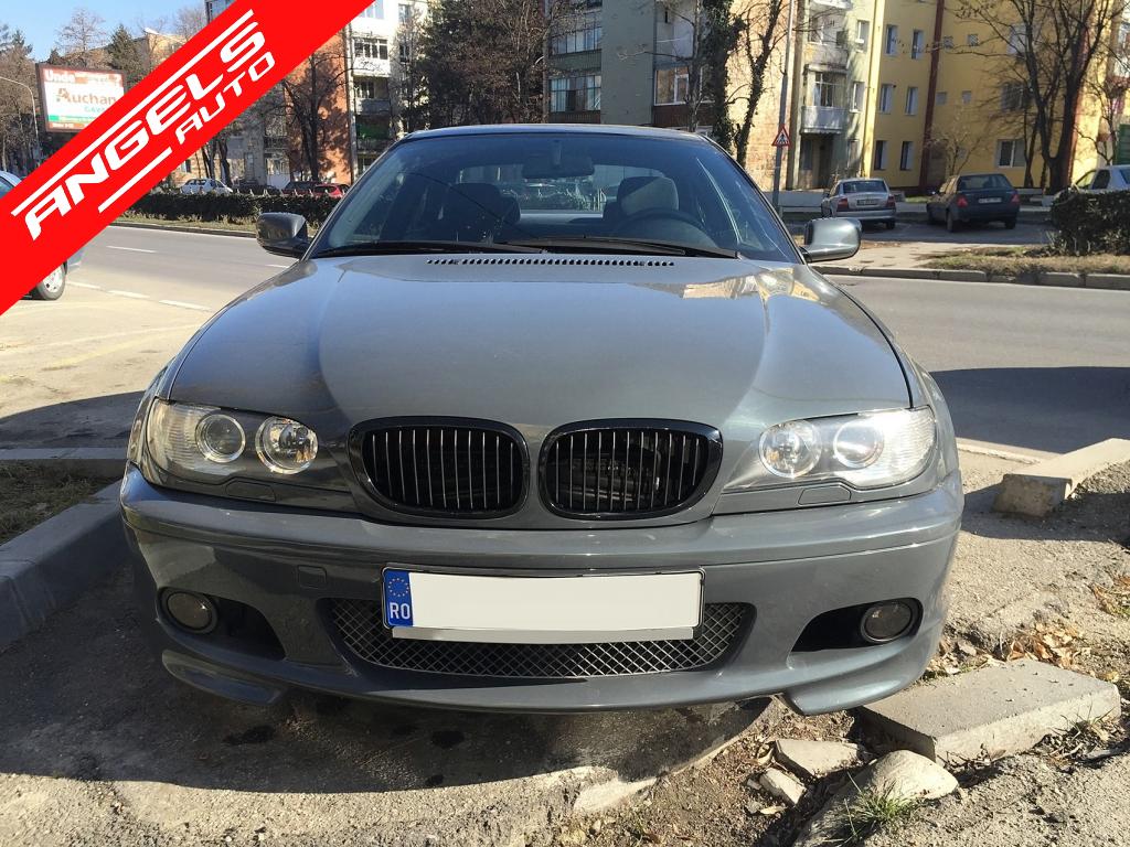 Pachet Exterior compatibil cu BMW E46 Coupe Cabrio (1998-2005) M-Technik II Design - imagine 8