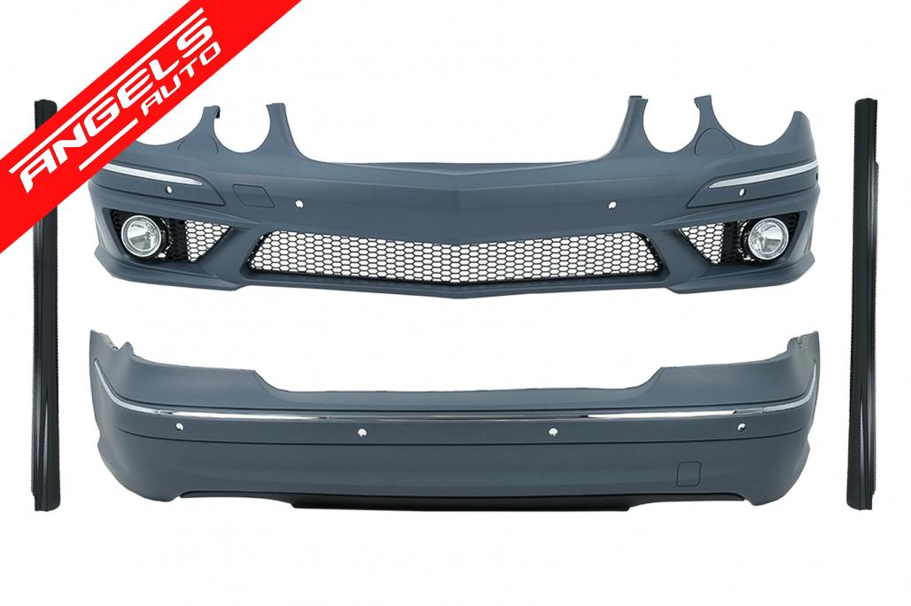 Pachet Exterior Complet compatibil cu Mercedes E-Class W211 (2006-2009) E63 Design