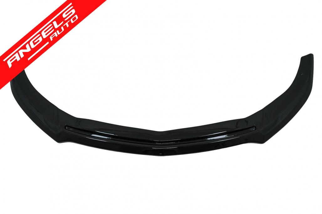 Lip Bara Fata compatibil cu Mercedes A-Class W176 AMG Facelift (2015-2018) Negru Lucios - imagine 2