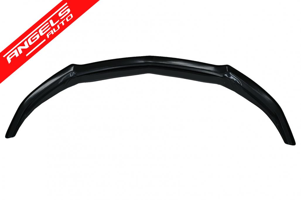 Lip Bara Fata compatibil cu Mercedes A-Class W176 AMG Facelift (2015-2018) Negru Lucios - imagine 6