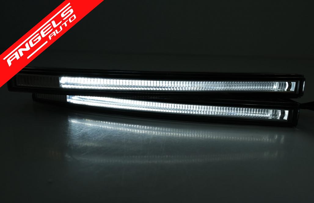 Lip Bara Fata LED DRL compatibil cu Mercedes G-Class Facelift W463 W464 (2018-up) - imagine 8
