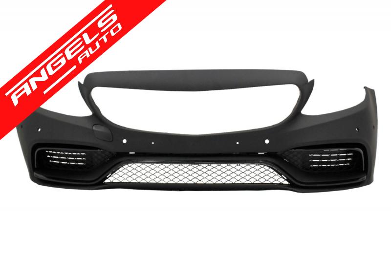 Bara Fata cu Grila Centrala GT-R compatibila cu Mercedes C-Class W205 S205 C205 A205 (14-18)C63 - imagine 2