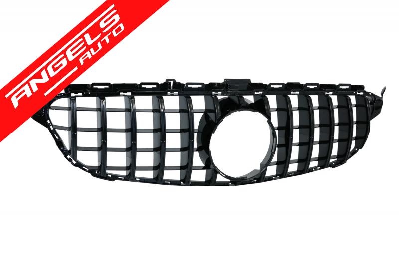 Bara Fata cu Grila Centrala GT-R compatibila cu Mercedes C-Class W205 S205 C205 A205 (14-18)C63 - imagine 7