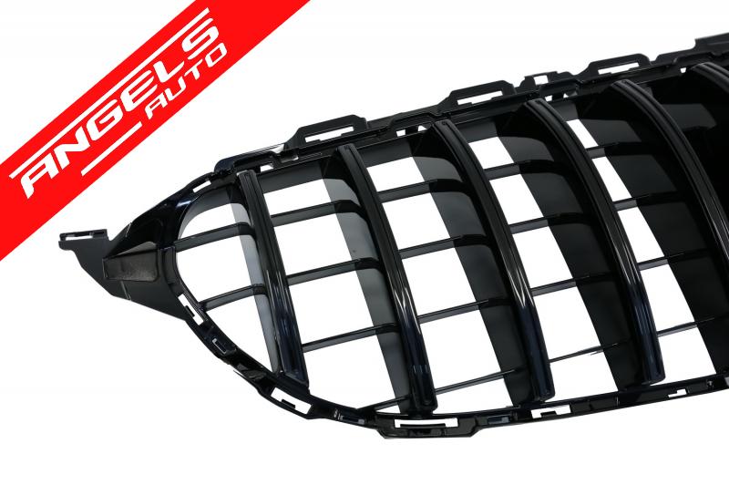 Bara Fata cu Grila Centrala GT-R compatibila cu Mercedes C-Class W205 S205 C205 A205 (14-18)C63 - imagine 8