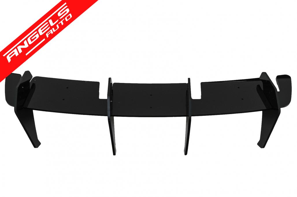 Prelungire Difuzor Bara Spate compatibila cu Mercedes W176 A45 Hatchback (15-18) Negru Lucios - imagine 2