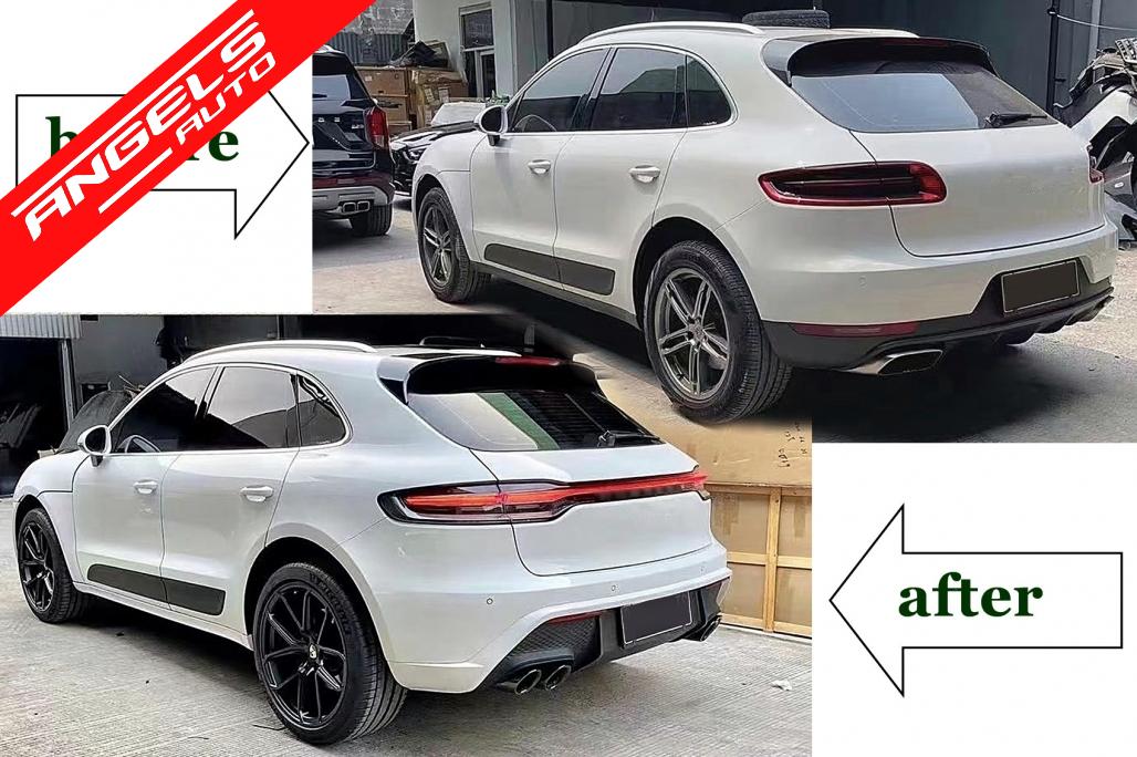 Pachet Exterior compatibil cu Porsche Macan 95B (2014-2023) Conversie la GTS Look - imagine 9